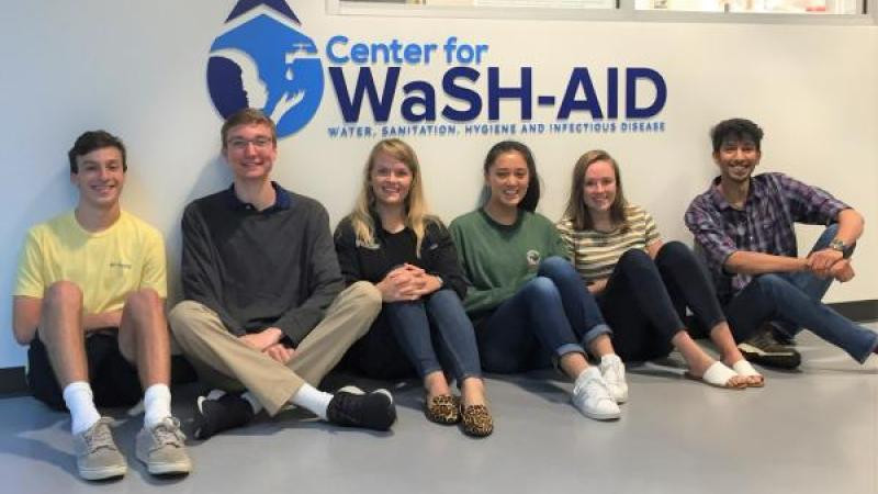Bass Connections Students at the Center for WaSH-AID 